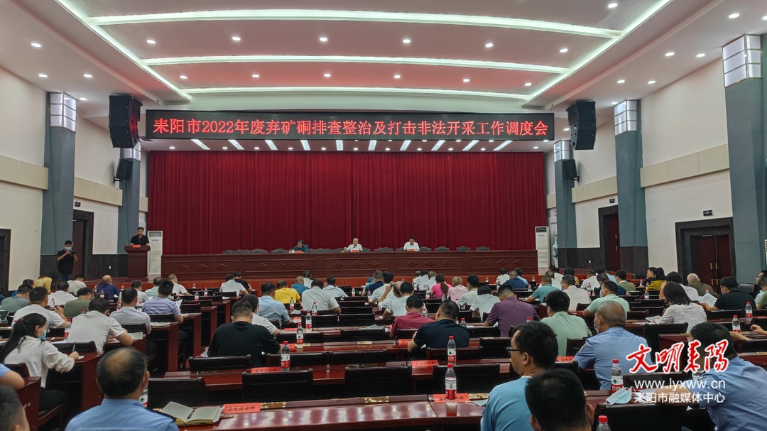 我市召开2022年废弃矿硐排查整治及打击非法开采工作调度会
