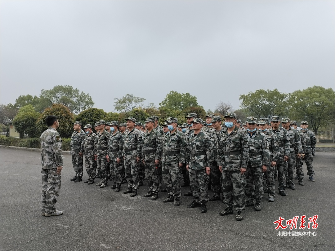 耒阳市民兵与驻耒某部开展支援保障联合演练
