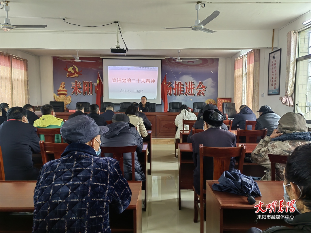 【新征程•加油干】王星皓在遥田镇宣讲党的二十大精神