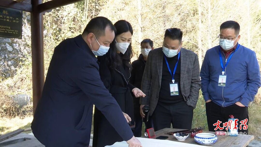 蔡伦故里风景名胜区创建5A级景区项目推介会考察团来耒考察