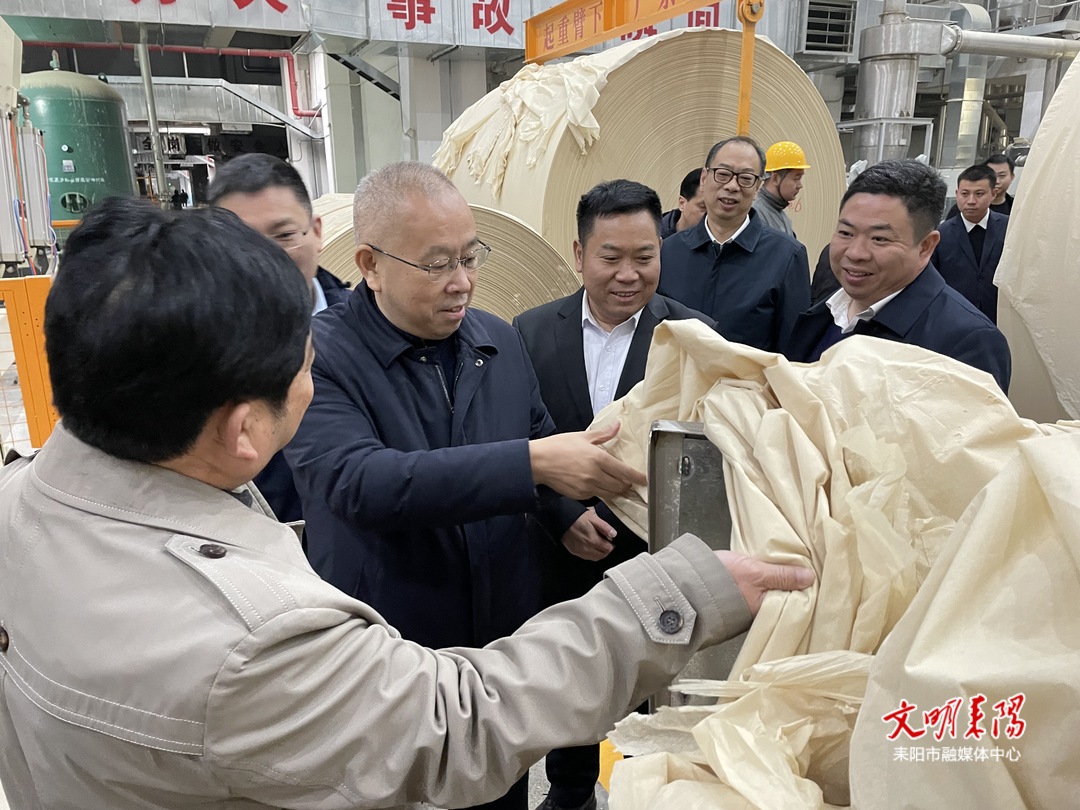 尹立鑫调研耒阳经济开发区经济社会发展情况