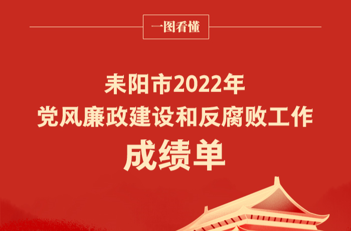 一图看懂：耒阳市2022年党风廉政建设和反腐败工作成绩单
