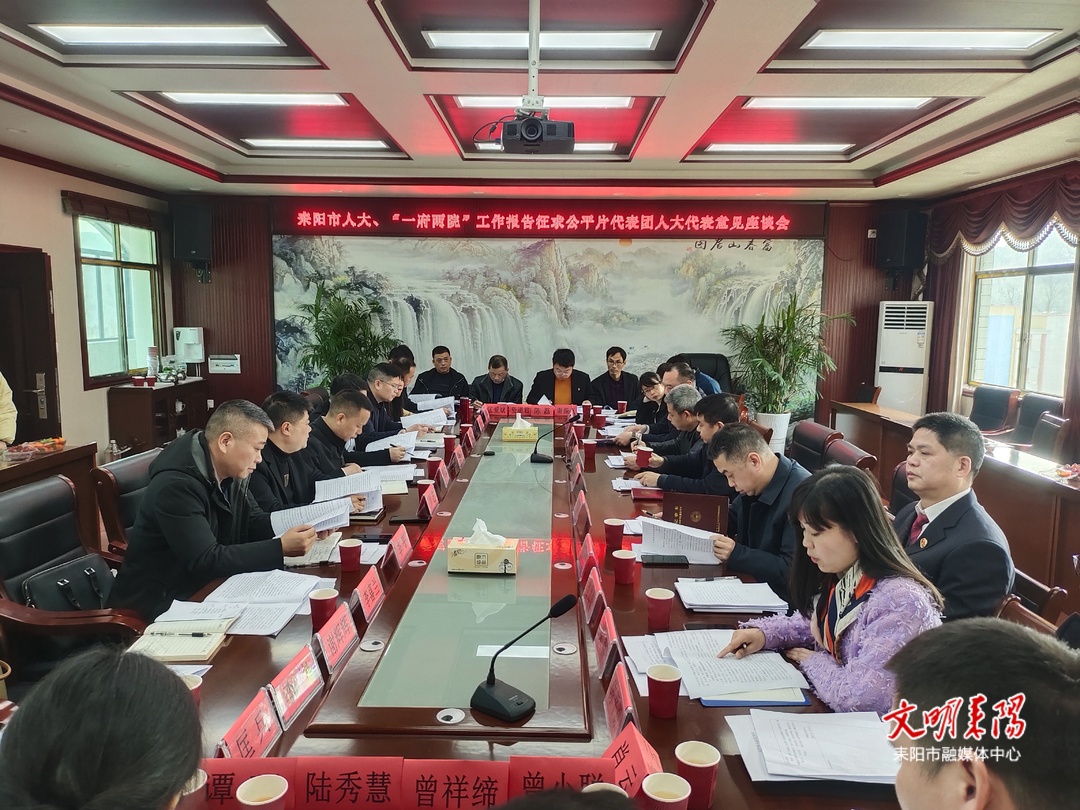 李兴武就市人大、“一府两院”工作报告征求公平片代表团意见和建议