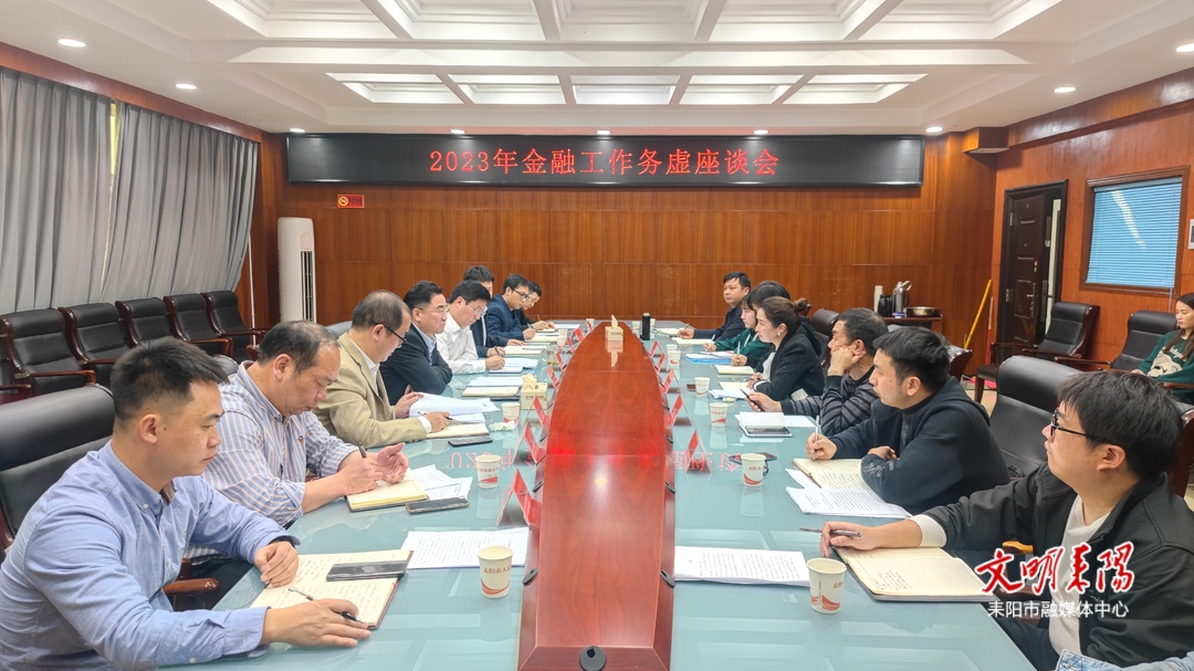 耒阳市召开2023年金融工作务虚座谈会