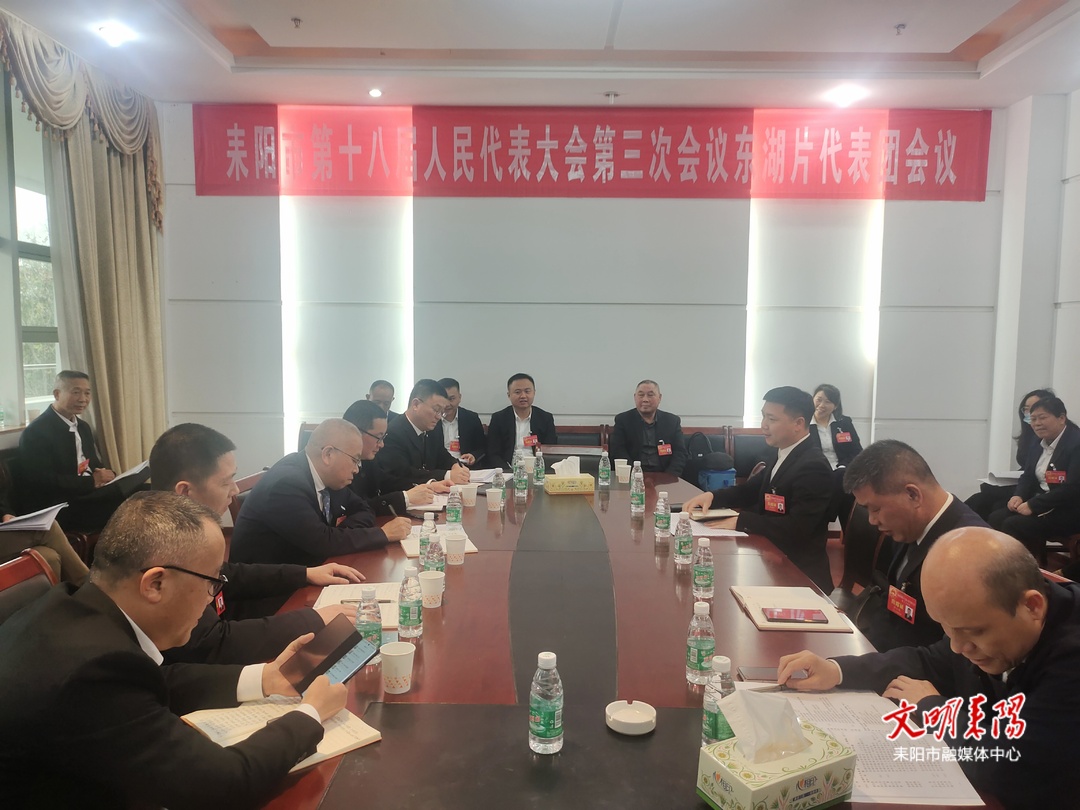 尹立鑫参加东湖片代表团分组讨论