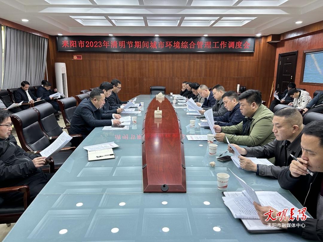 耒阳:加强城市环境综合管理  确保清明期间文明安全有序