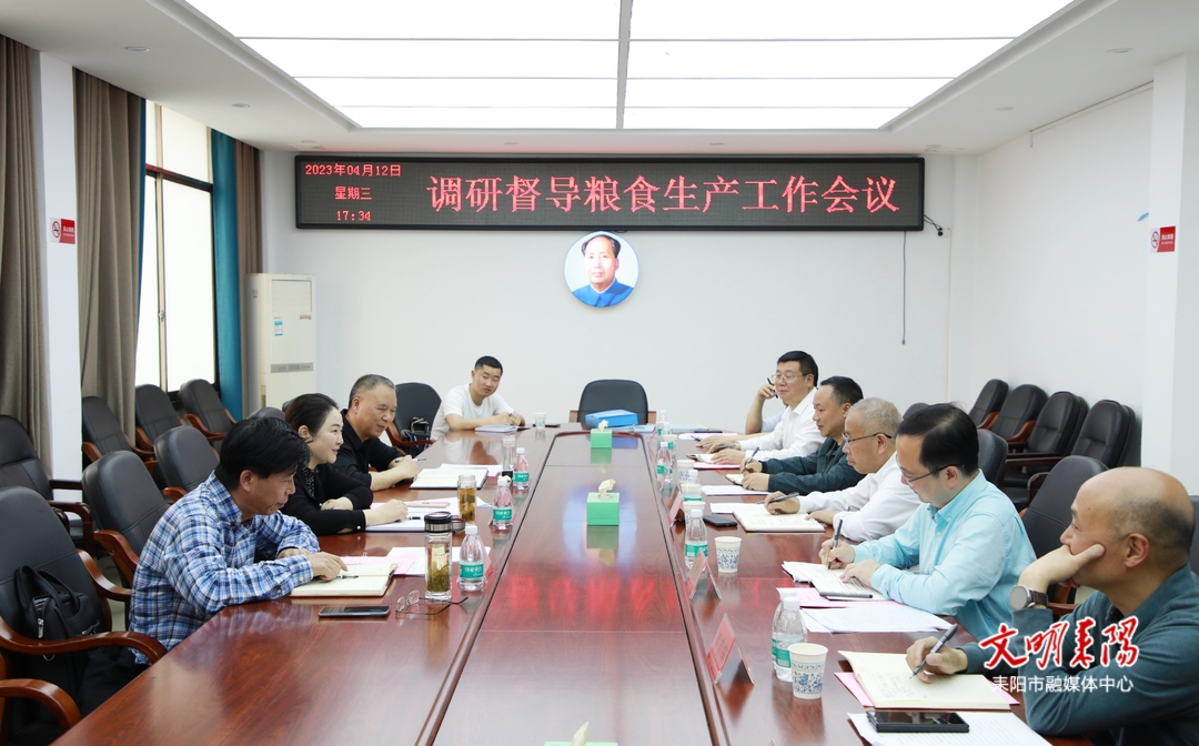 黄艳娥来耒调研督导粮食生产工作