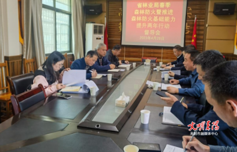 省林业局到我市督导森林防火及基础能力建设提升两年行动工作