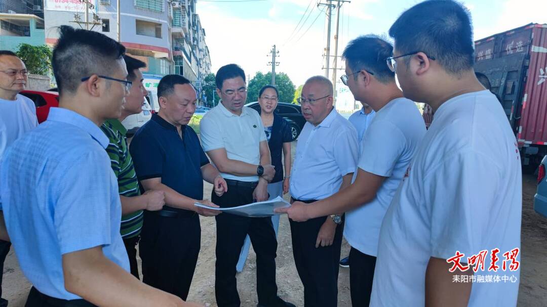 尹立鑫调研华毅大桥、水东江防洪保护圈二期项目建设工作