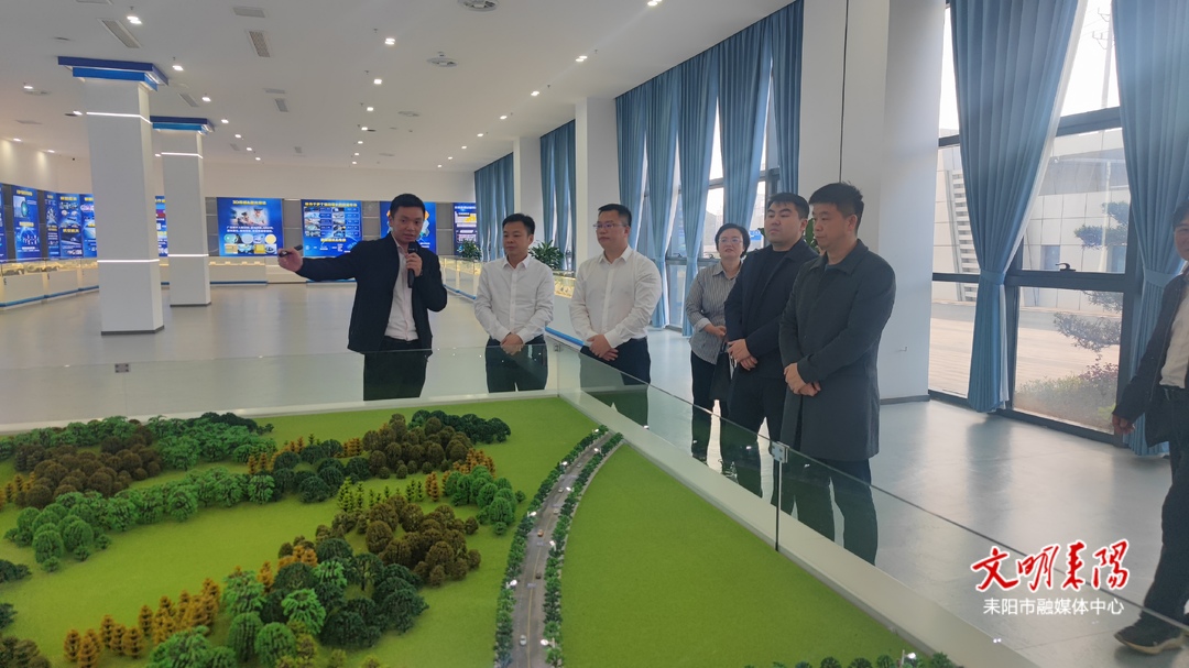 衡阳市贸促会来耒调研