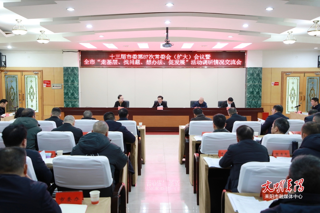 耒阳市委常委会（扩大）会议暨全市“走找想促”活动调研情况交流会召开