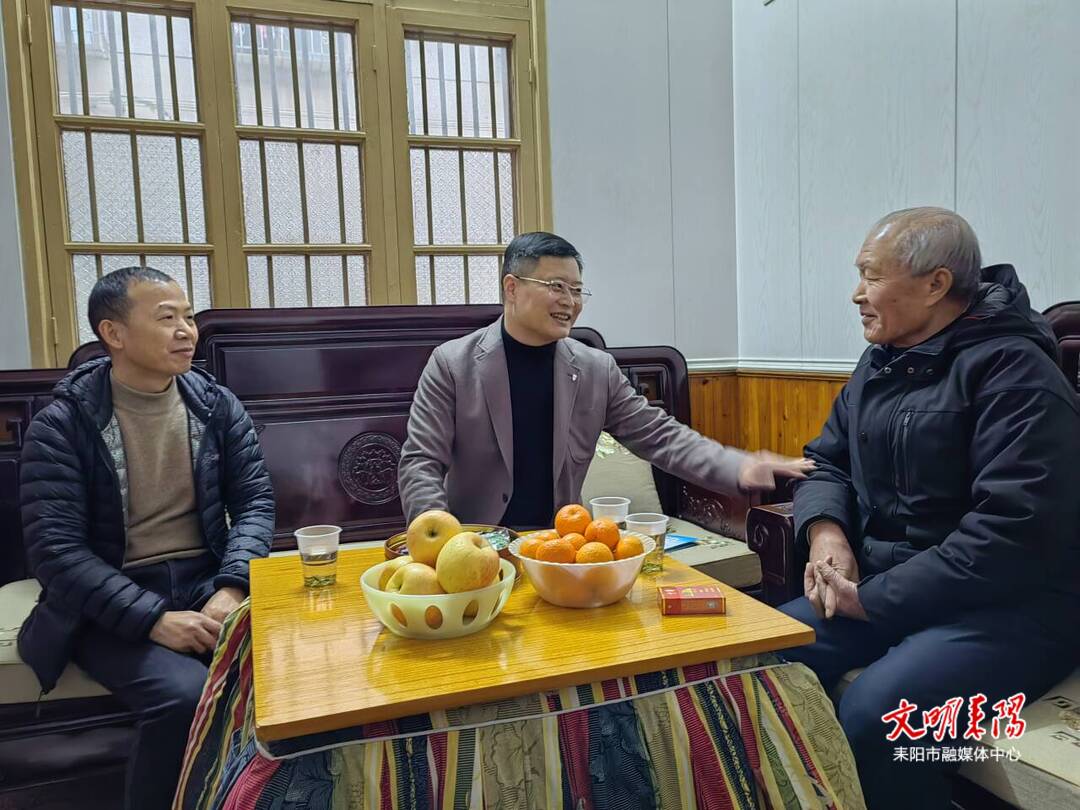 龚志桂走访慰问退休老干部