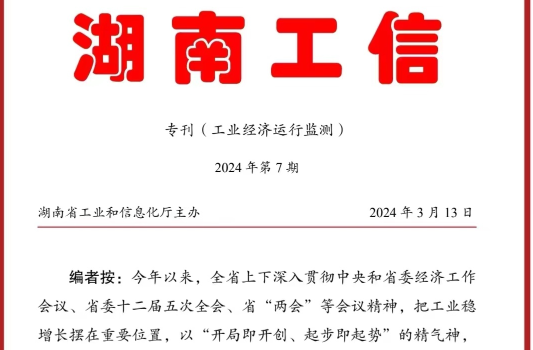 省工信厅专刊推介耒阳助推工业经济发展好经验