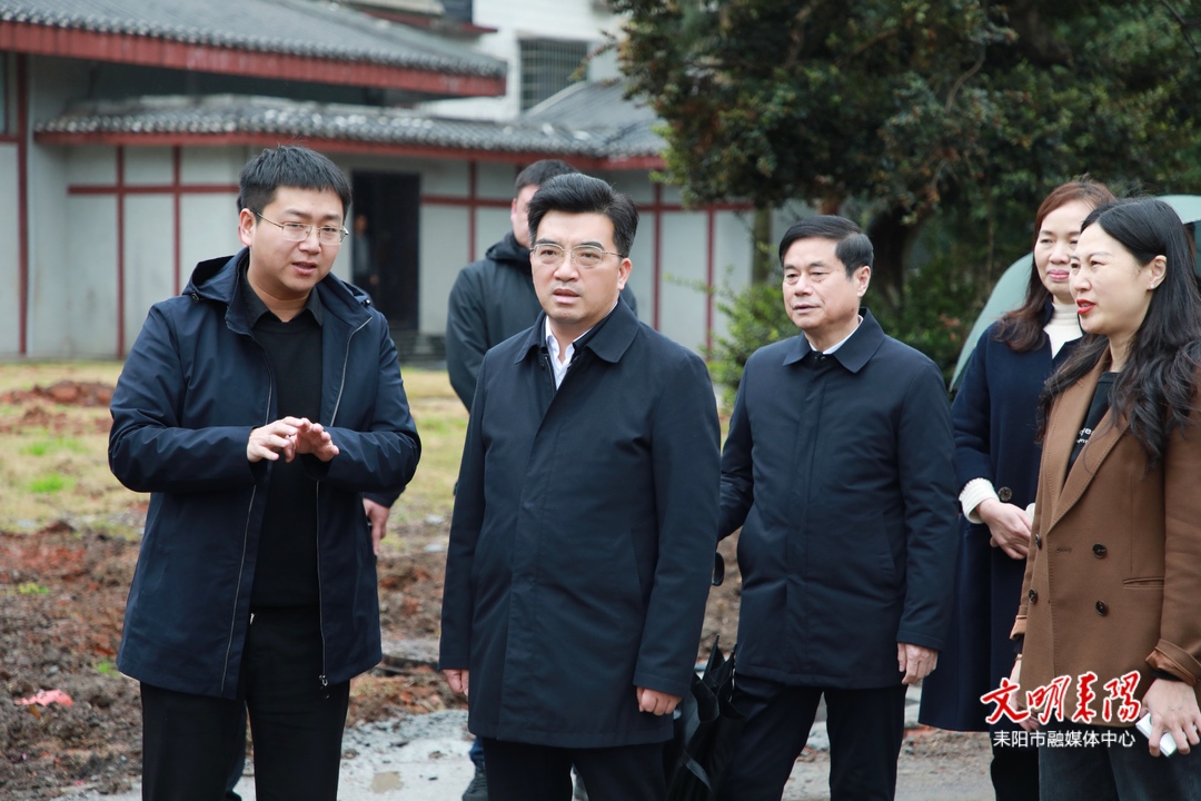 赖馨正调研第三届湖南旅发大会耒阳部分重点文旅项目建设情况