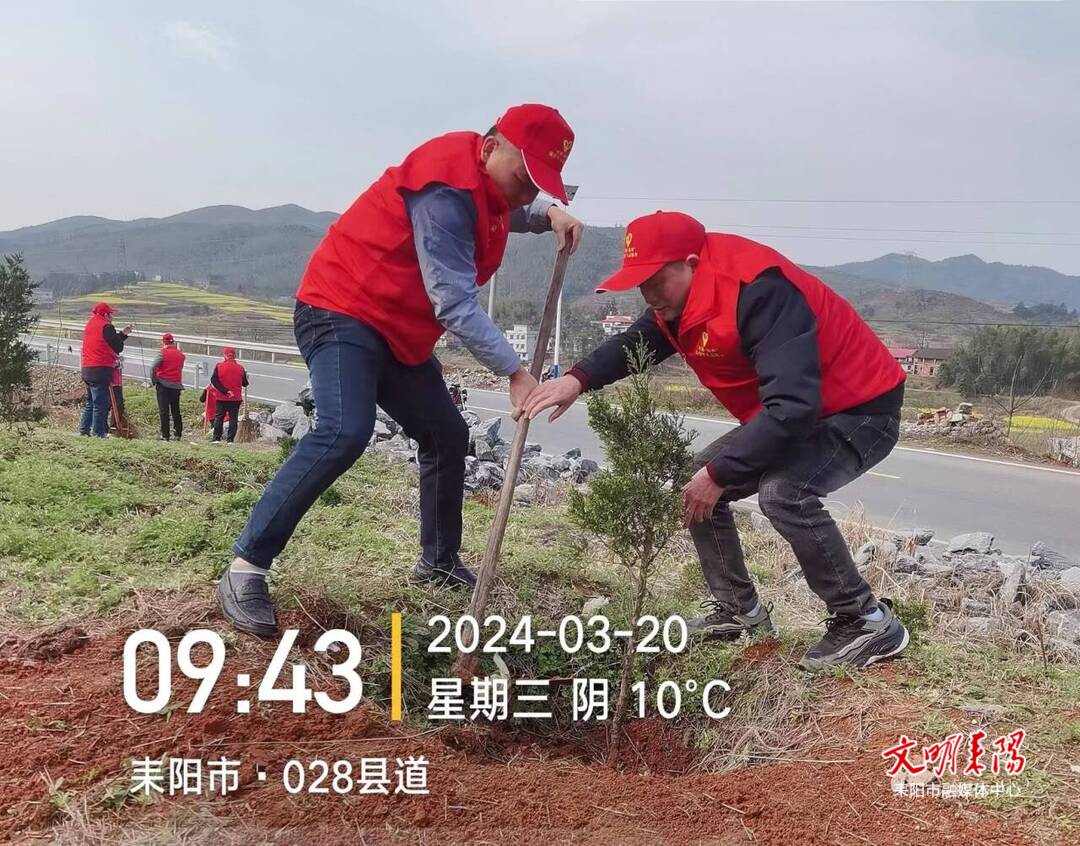长坪乡：清扫革命烈士纪念园 缅怀革命先烈