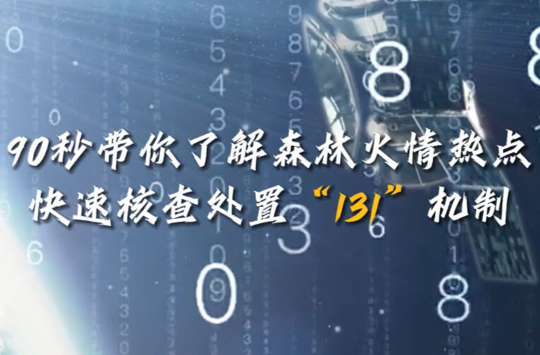 90秒带你了解森林火情热点快速核查处置“131”机制