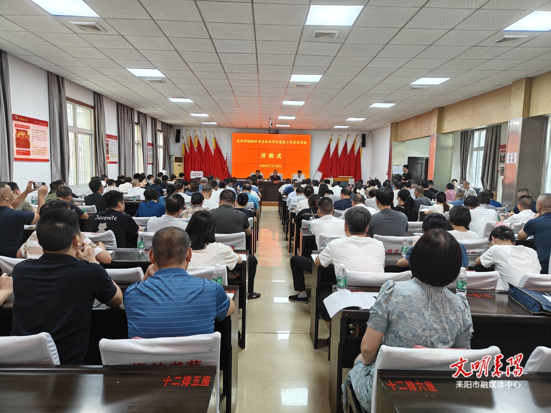 耒阳市263名机关党务工作者集中“充电”