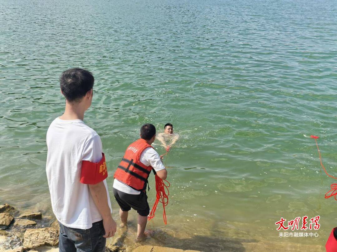【打赢防溺水人民战争（116）】太平圩乡：开展防溺水演练   筑牢生命安全防线