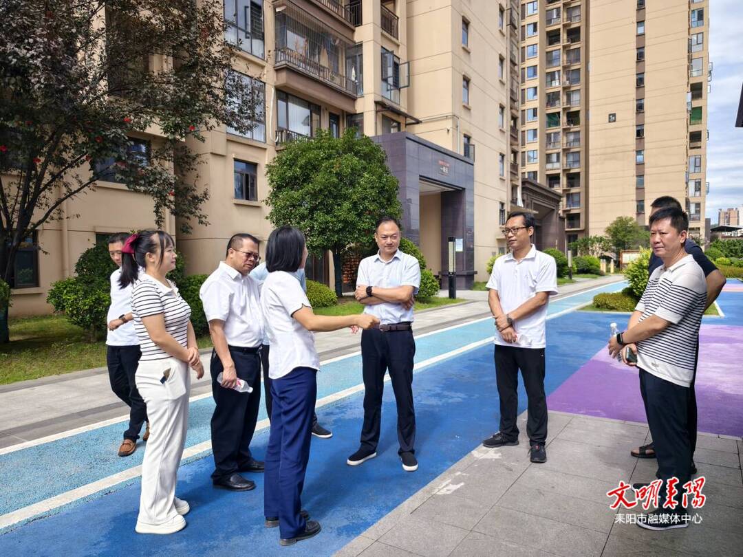 衡阳市垃圾分类工作组来耒调研