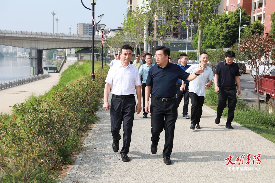 岳建华来耒调研督导生态环境问题整改工作