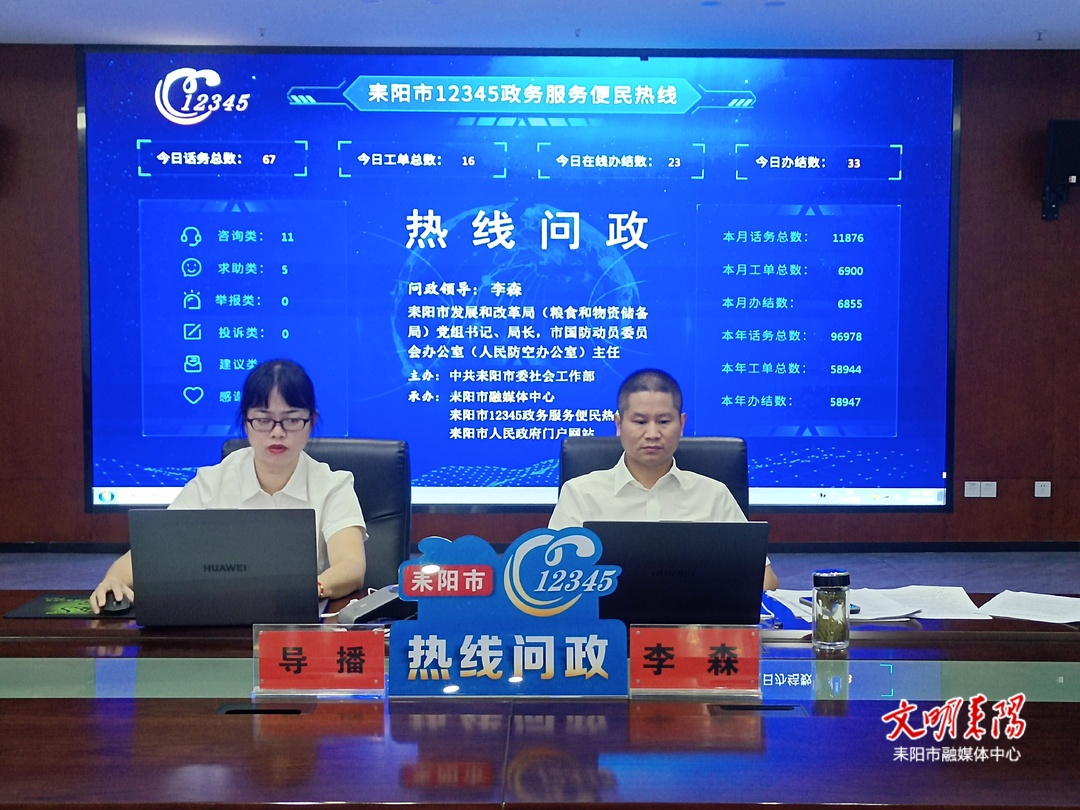 耒阳12345“热线问政”（23 ） 耒阳市发展和改革局：听民声 解民忧 提升群众幸福指数