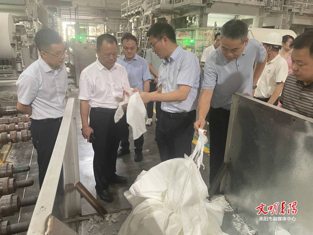 省工信厅稳增长督导帮扶第5组来耒调研