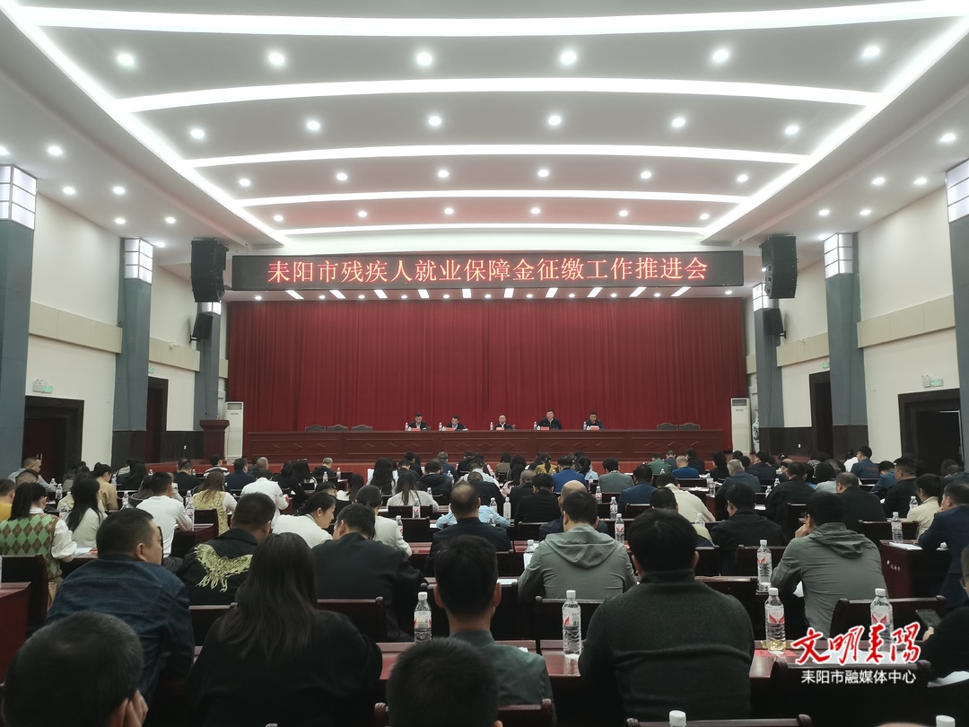 耒阳市残疾人就业保障金征缴工作推进会召开