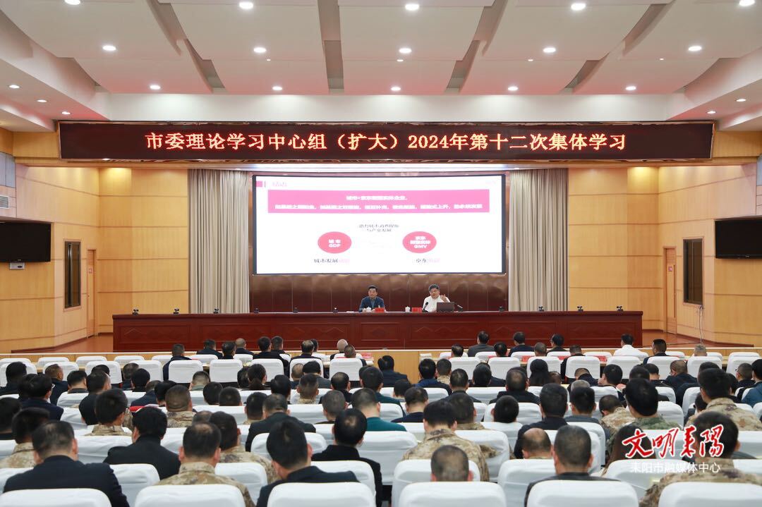耒阳市委理论学习中心组举行2024年第十二次集体学习