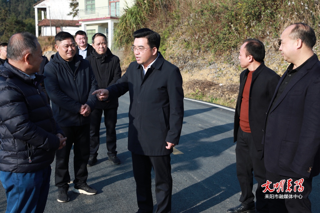 赖馨正到龙塘镇三都镇调研