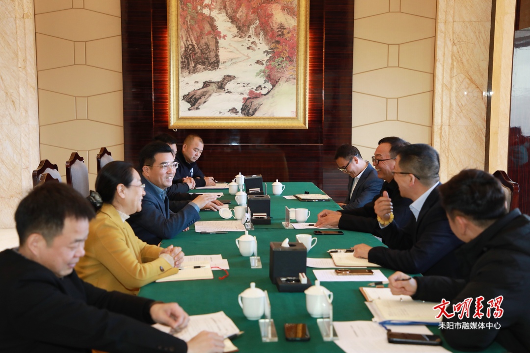 赖馨正会见先导科技集团执行董事朱世明一行