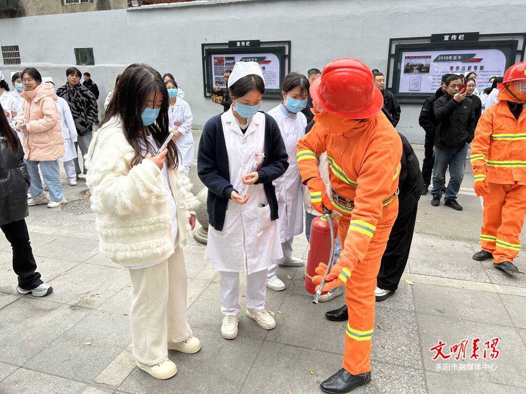 耒阳市人民医院开展消防演练 筑牢医院安全防线