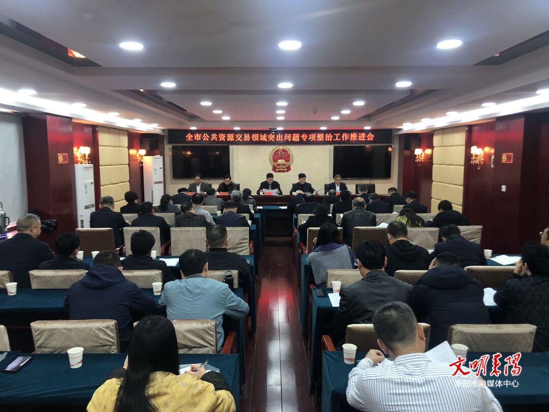 耒阳市召开公共资源交易领域突出问题专项整治推进会