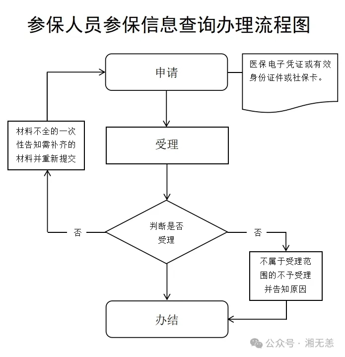 湖南医保经办事项详解：13、参保人员参保信息查询