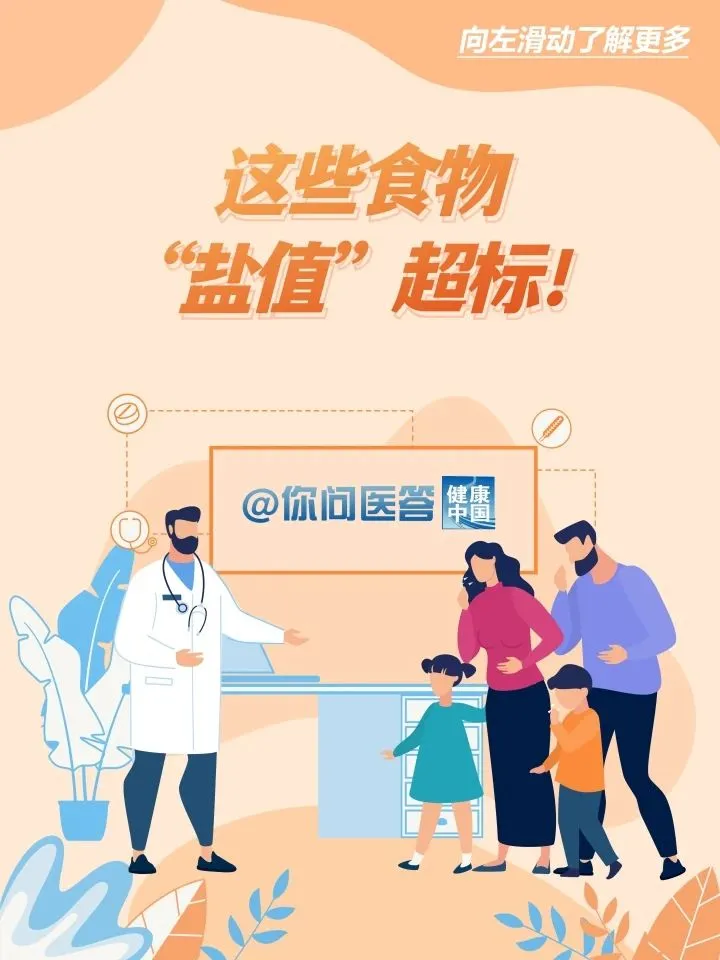 高血压患者：您知道这些“盐值”超标食物么?