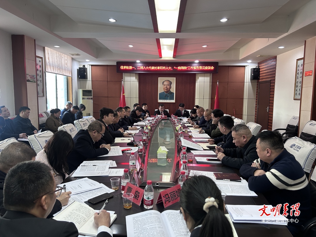 李连飞、李云龙、龙伟、肖也邦就人大“一府两院”工作报告征求街道一、二团意见建议