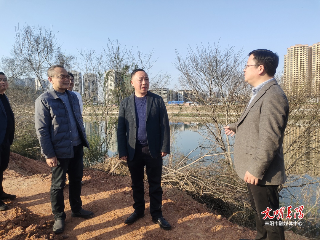 市领导督导城市防洪保护圈建设工作
