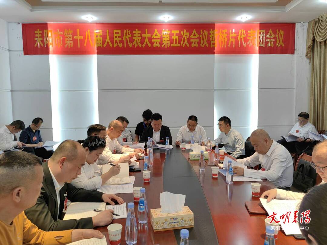 尹立鑫參加哲橋片代表團(tuán)分組討論