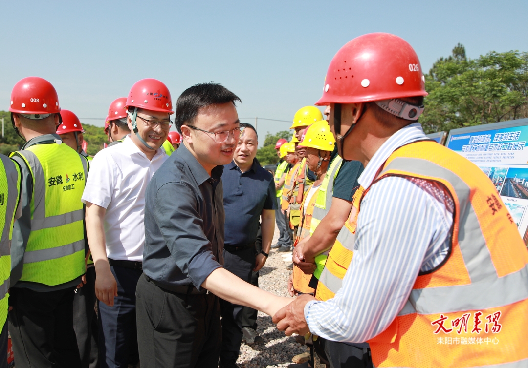 张润槐现场专题调度 G107 绕城公路项目建设