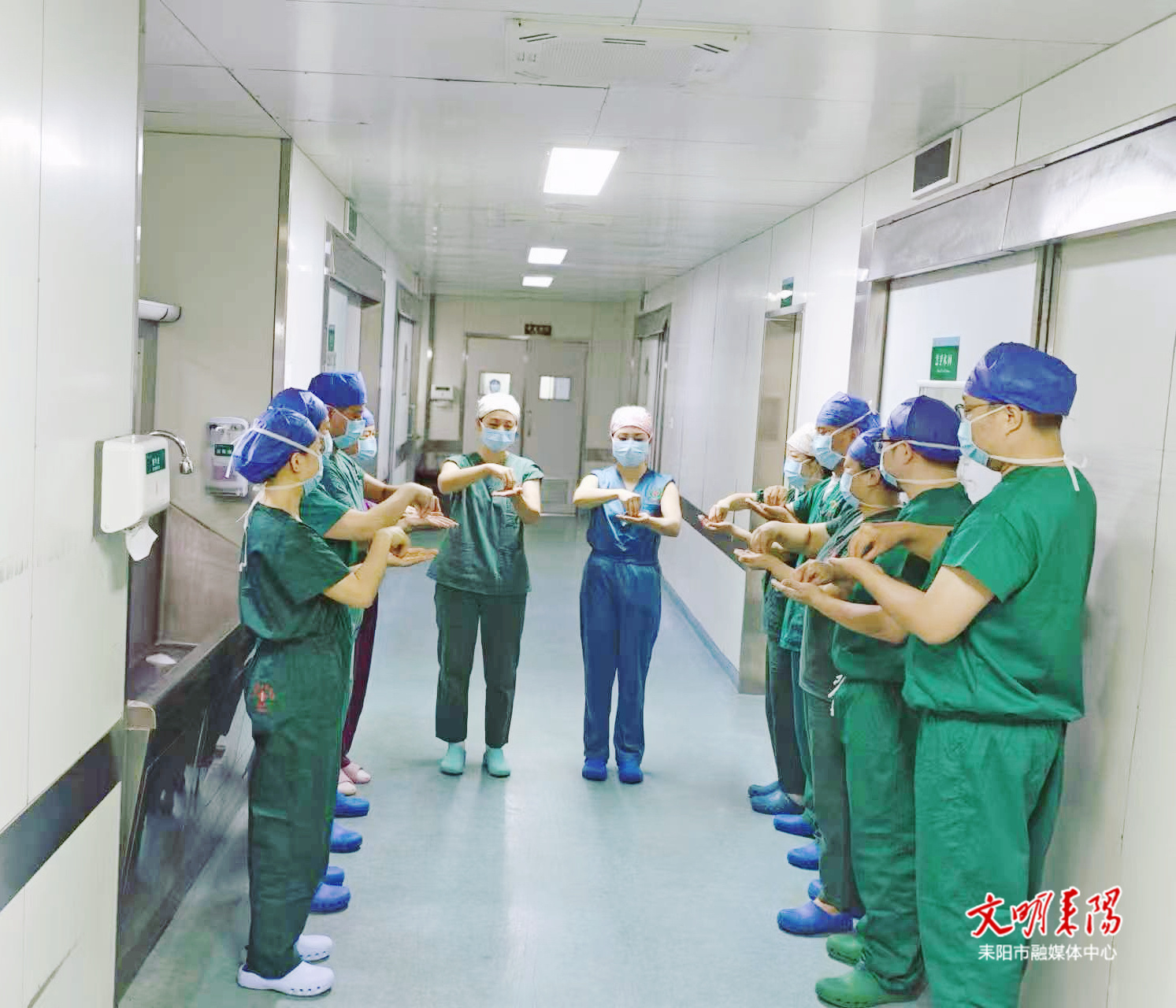 "手"卫健康，"术"写担当！耒阳市人民医院开展外科手消毒技能竞赛