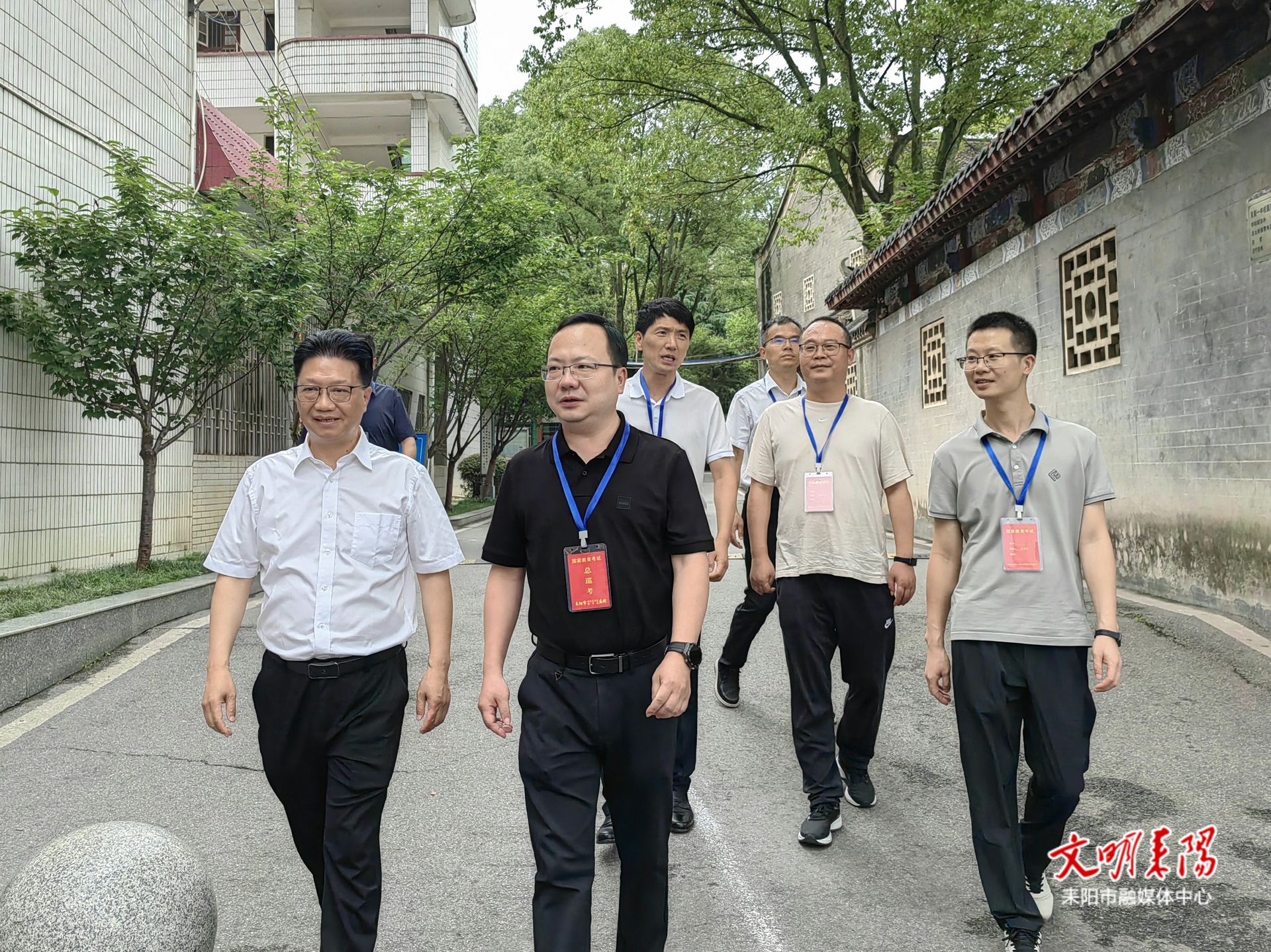 王星皓督导学考工作