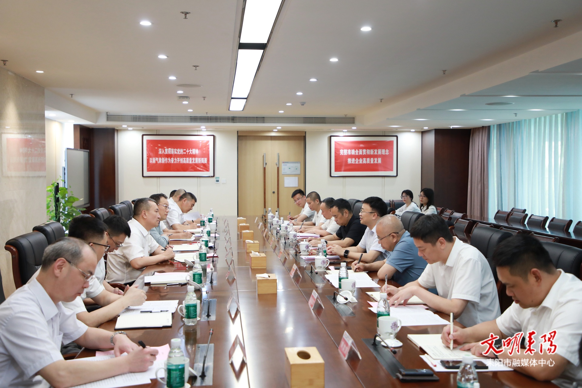 张润槐尹立鑫到大唐华银电力和湖南能源集团对接工作