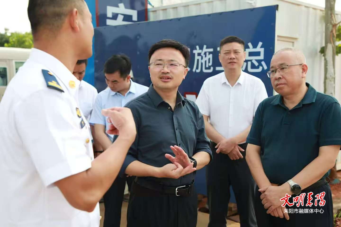 张润槐尹立鑫调研消防工作