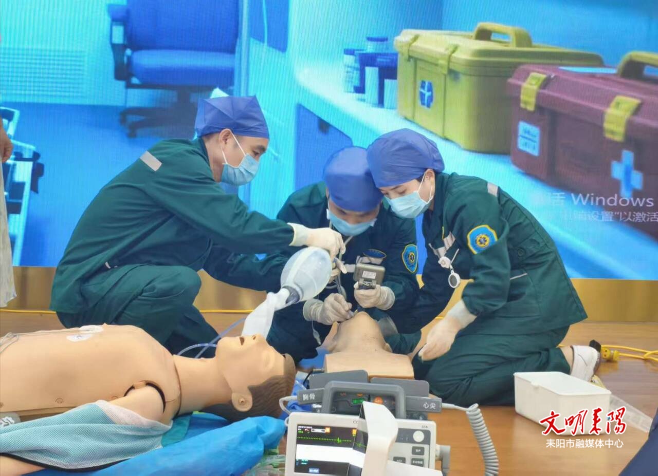 ​以赛促练砺精兵 耒阳举行2025年第二届院前急救技能竞赛