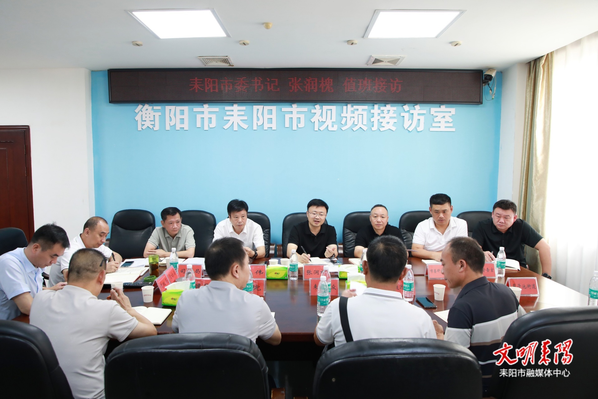 张润槐到市信访局接待来访群众