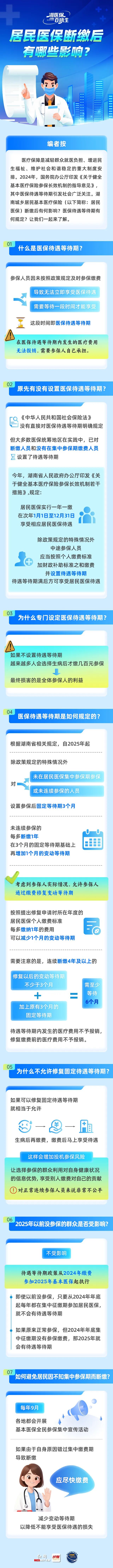 居民医保断缴后有哪些影响？
