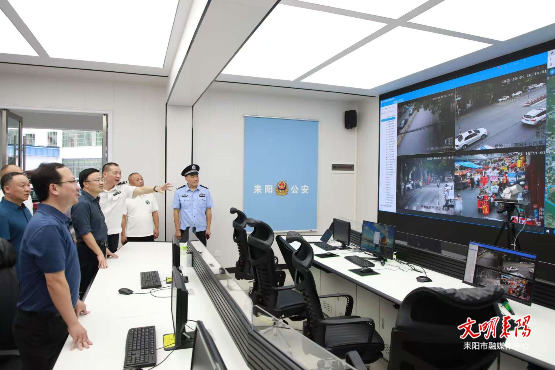 张润槐检查假期城市运行安全工作并看望慰问一线民辅警