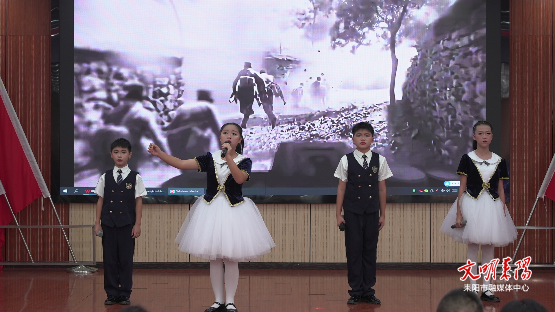 耒阳市中小学生“新时代好少年·勿忘国耻 立志报国”主题朗诵复赛圆满结束