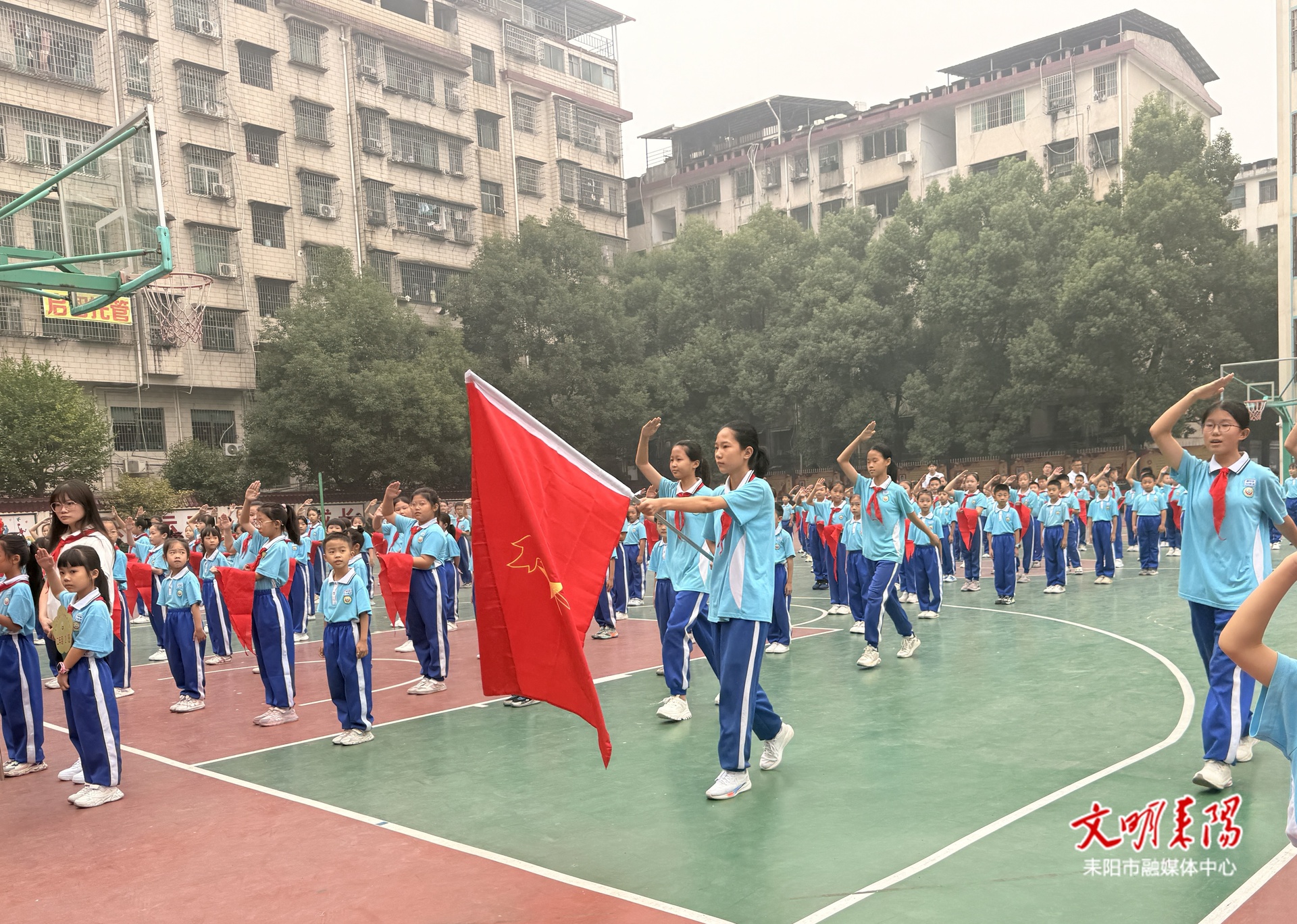 争当新时代好少年！耒阳市举办2025年少先队集体入队仪式