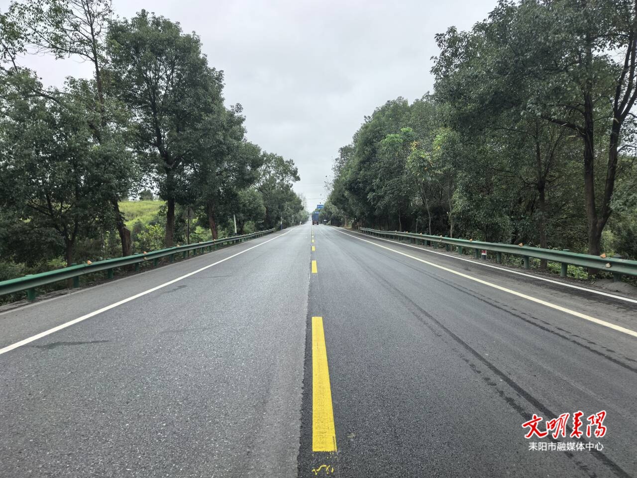 耒阳G107线迎新貌，全力冲刺提路况