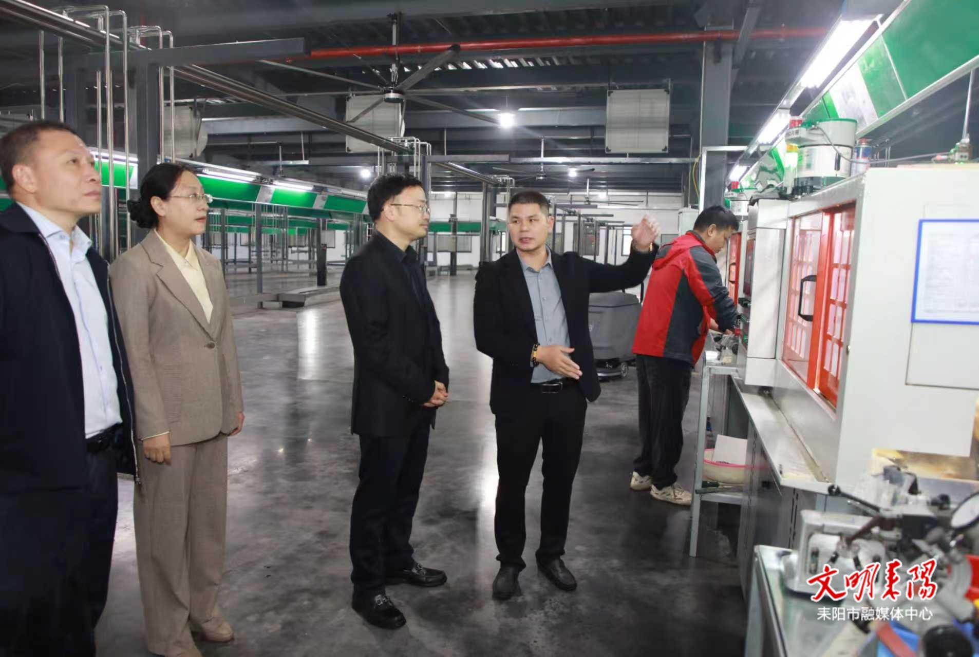 张润槐到耒阳高新区部分工业企业走访调研